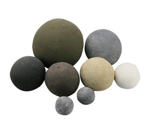 Di pietra grigio/2" del diametro di palle del camino di pietre del fuoco di gas KF-15 1"/3"/4"/5"